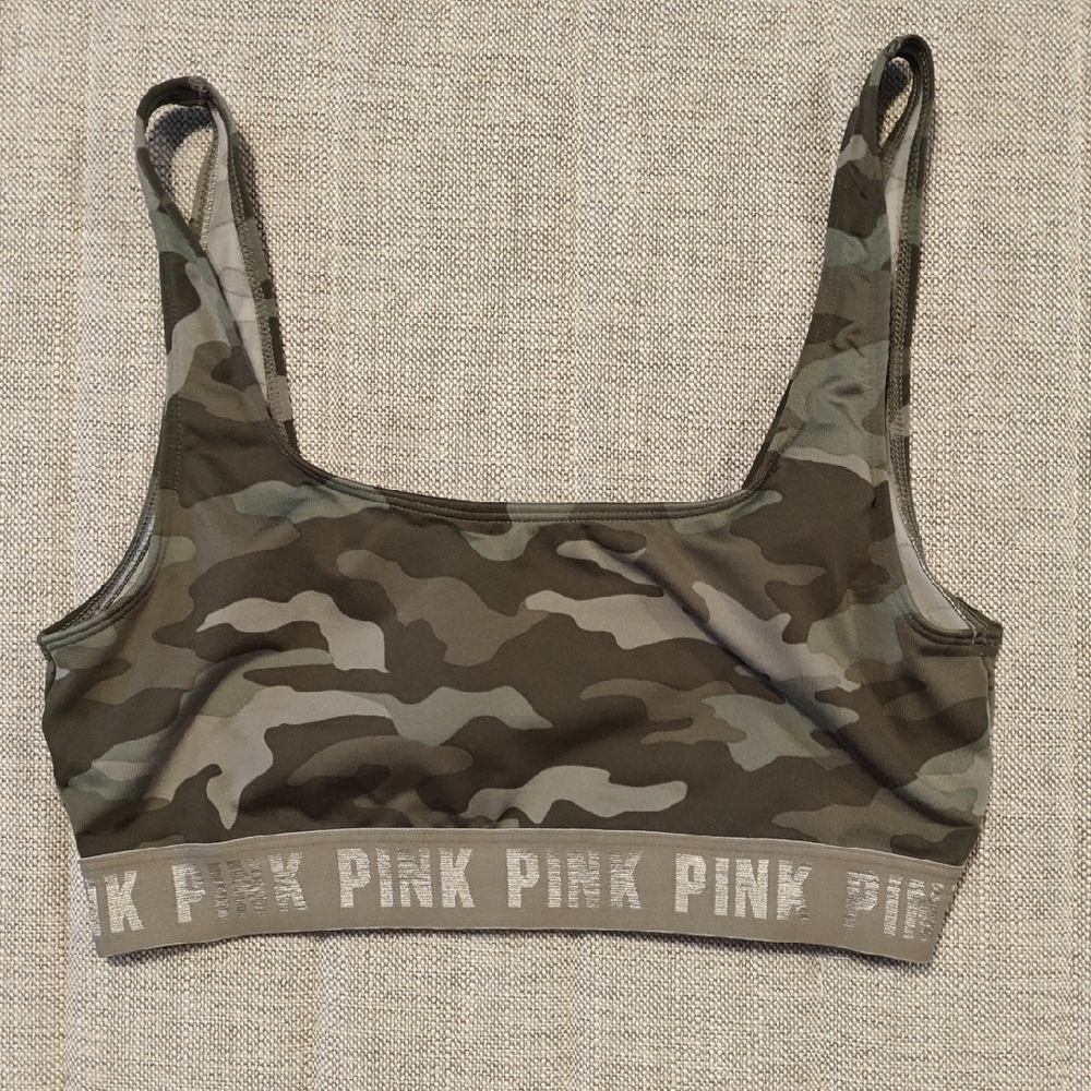 PINK Victoria's Secret Camouflage Sports Bra